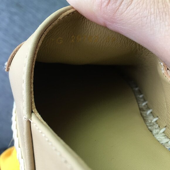 CHANEL LAMBSKIN ESPADRILLES SIZE 39 - Picture 6 of 6